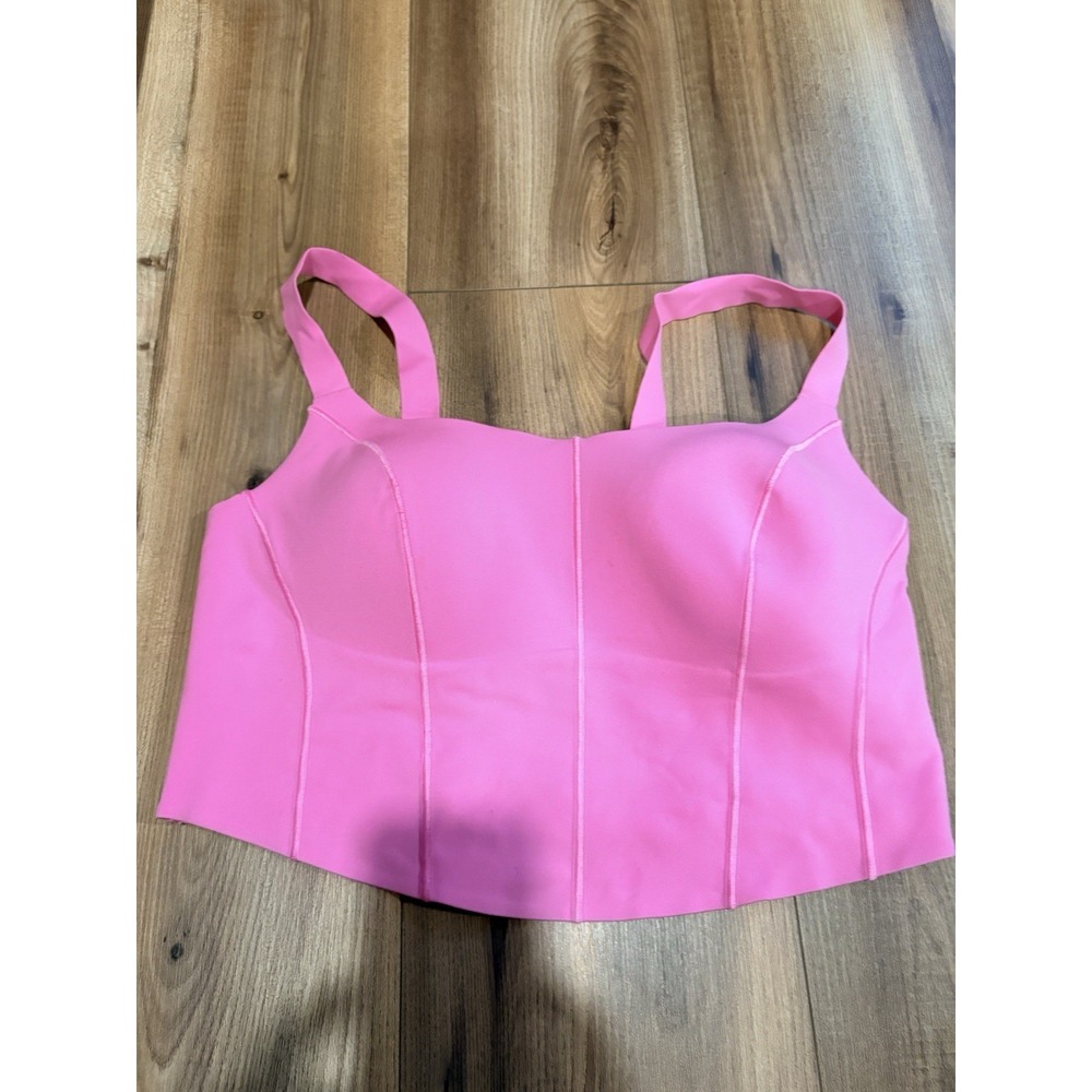 Offline By Aerie Sports Bra Tank Extended Women's XL Pink Padded Wireless